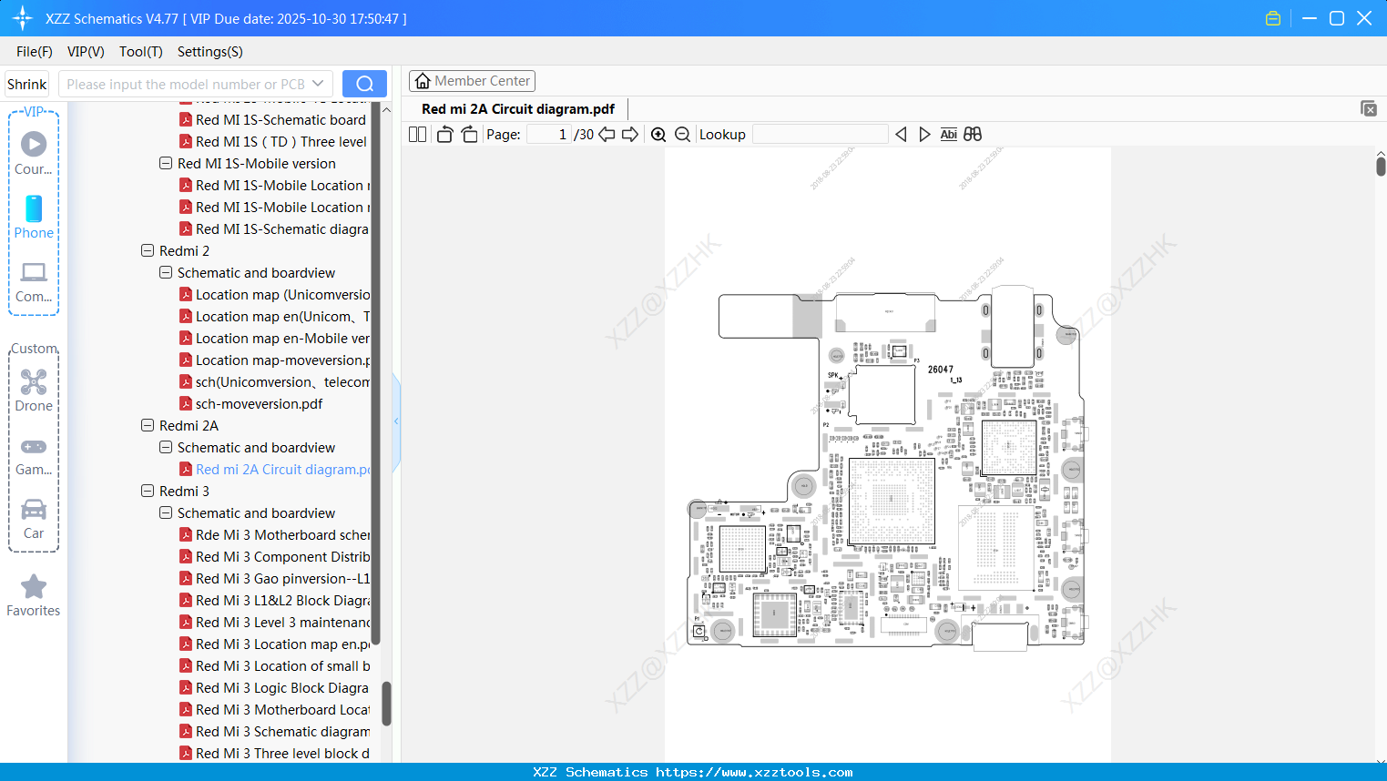 Xiaomi Redmi 2A Circuit Diagram